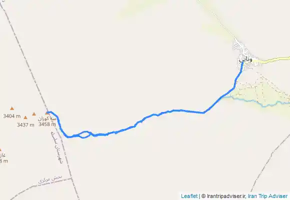 ترک جی پی اس قله سکوزان