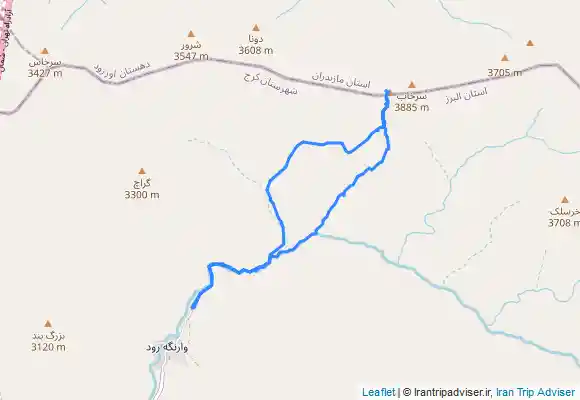 ترک جی پی اس GHOLEH SORKHABقله سرخاب