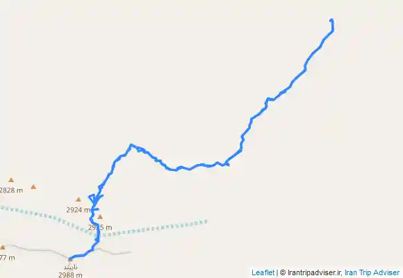 ترک جی پی اس قله نایبند خراسان جنوبی