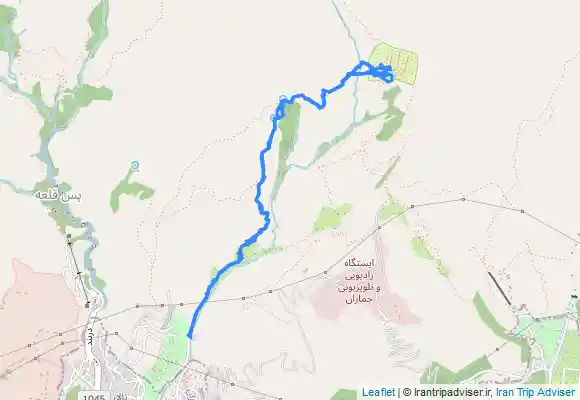 ترک جی پی اس پیمایش از گلابدره تا اردوگاه کلکچال