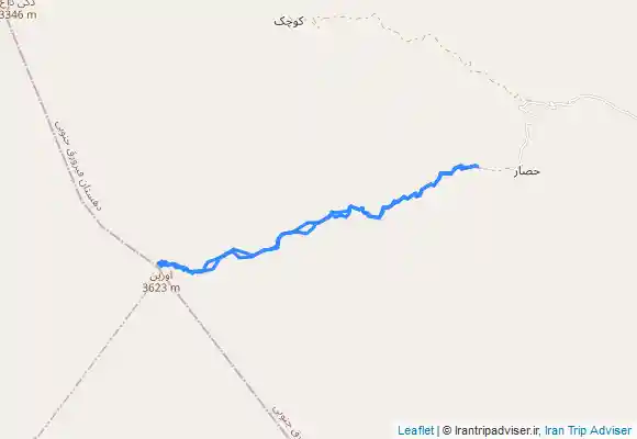 ترک جی پی اس شب مانی در قله اورین