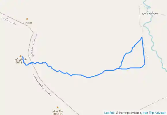 ترک جی پی اس khaki shahan قله شاهان کوه