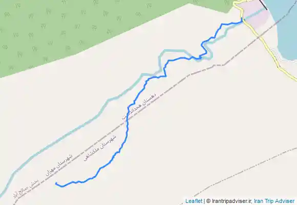 ترک جی پی اس ایلام ـ ویژدَروَن، مسیر خرمان‌کاو