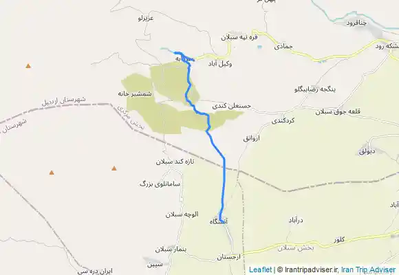 ترک جی پی اس سردابه به سرعین