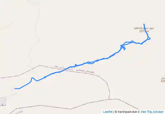 ترک جی پی اس قله حوی خانی(قله شاهو)