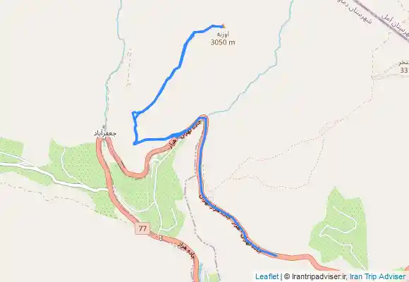 ترک جی پی اس قله لانه عقاب