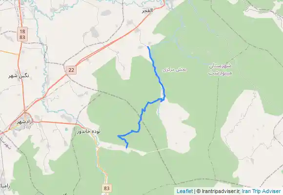 ترک جی پی اس ترکینگ سرابو قله نشا تا روستای ملاشی