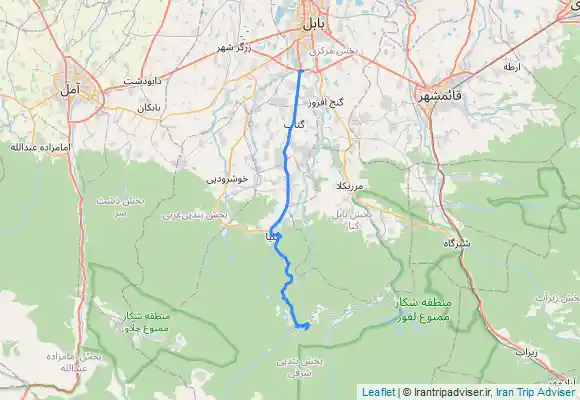 ترک جی پی اس آبگرم ازرو بندپی شرقی