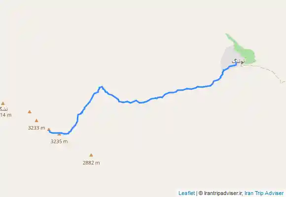 ترک جی پی اس قله تشگر بام هرمزگان از مسیر توتنگ .طرح سیمرغ