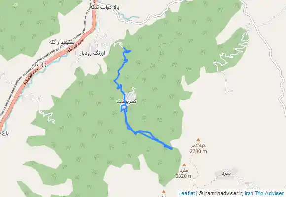 ترک جی پی اس قله عباسعلی