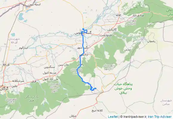 ترک جی پی اس قله چلپق