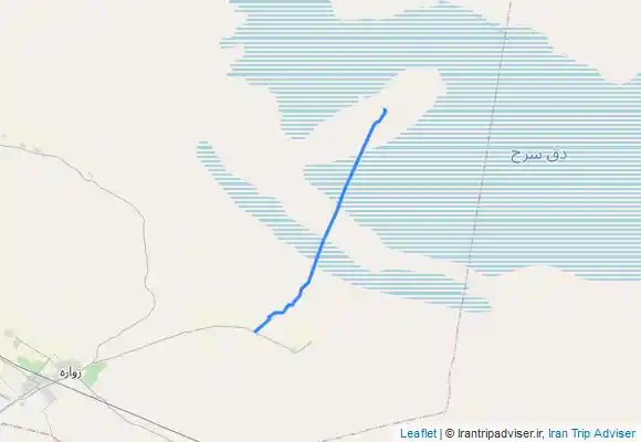 ترک جی پی اس کویر دق سرخ (تل شیطان) امیرآباد (زواره) - مسیر اصلی- Amirabad-e Zavareh