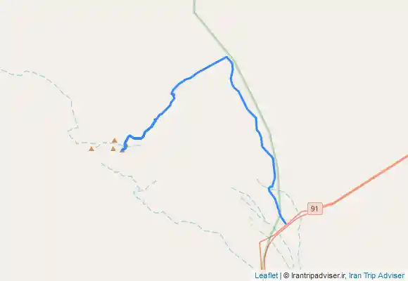 ترک جی پی اس قله نایبند Nayband Summit (طرح سیمرغ)