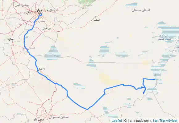 ترک جی پی اس سفر به آبشار نمکی پتاس، روستای بیاضه، روستای گرمه و برگشت به تهران