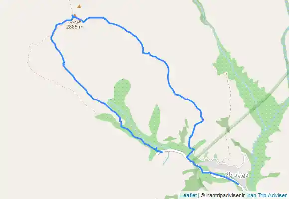 ترک جی پی اس قله قوچگر زمستان