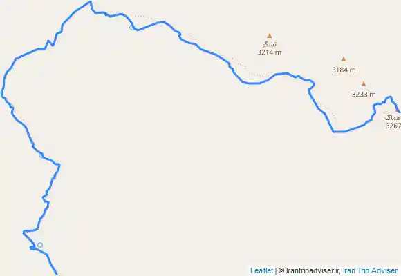 ترک جی پی اس قله تشگر هرمزگان