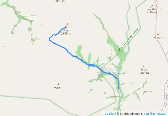 ترک جی پی اس قله قوچگر