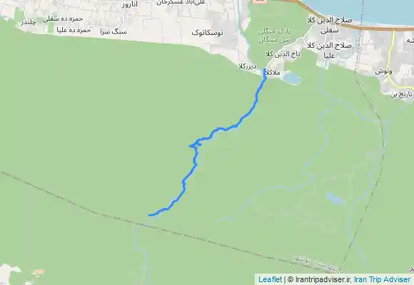 ترک جی پی اس Mūr - آبشار سیسنگان - آبشار سنگی - آبشار شیوا دره - Mollā Kolā