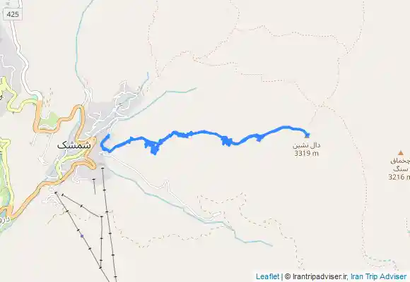 ترک جی پی اس قله دال نشین از سپیدستان شمشک