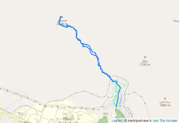 ترک جی پی اس قله فرخشاد