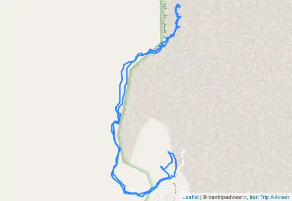 ترک جی پی اس گنبد نمکی جاشک SALT MOUNTAIN JASHK , BUSHEHR IRAN