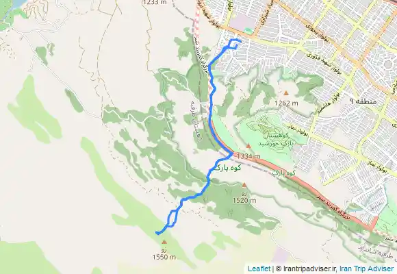 ترک جی پی اس قله ماندگار(مریم) میرا