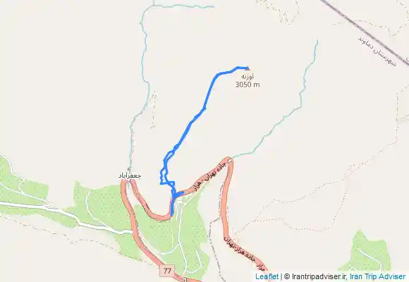 ترک جی پی اس قله لانه عقاب از مبارک آباد بومهن