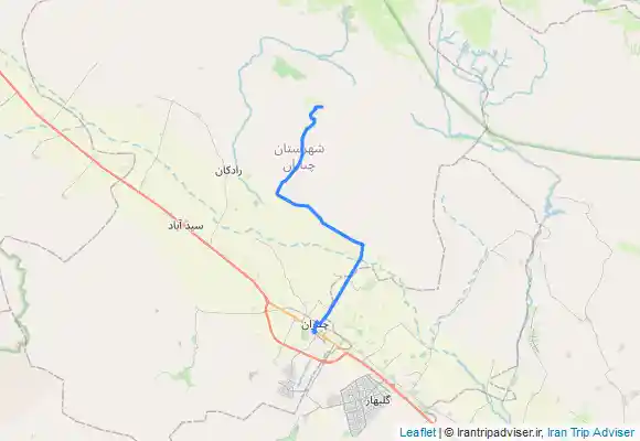 ترک جی پی اس قله دوچینگ چناران