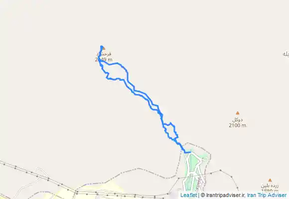 ترک جی پی اس مسیر قله فرخشاه