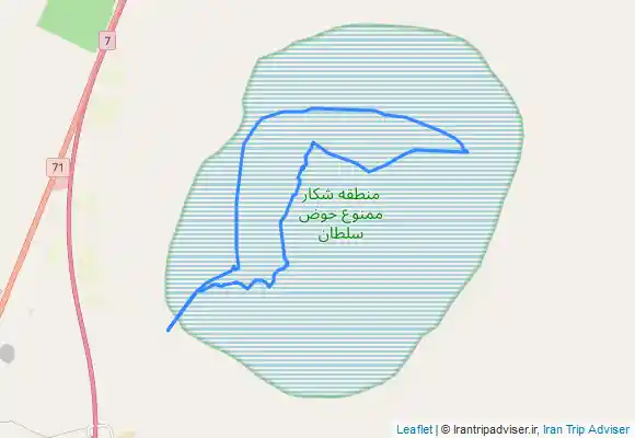 ترک جی پی اس رکابزنی در دریاچه نمک حوض سلطان