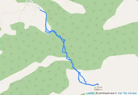 ترک جی پی اس قله سرخنی از مسیرشورکچال