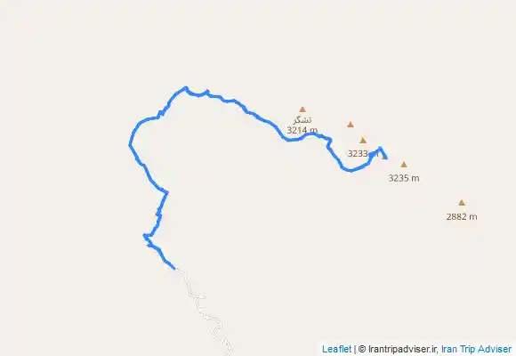 ترک جی پی اس قله تشکر استارت از چشمه پرزردو