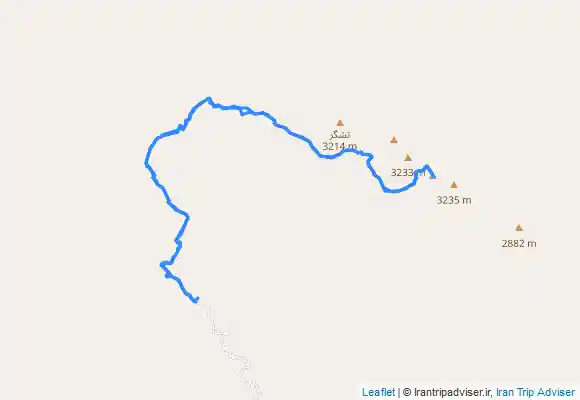 ترک جی پی اس قله تشگر بندرعباس، طرح سیمرغ  TASHGAR PEAK , BANDAR ABBAS