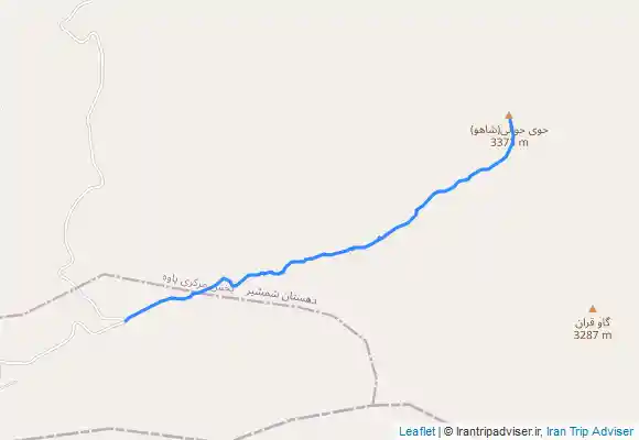 ترک جی پی اس صعود زمستانه قله حوی خانی شاهو