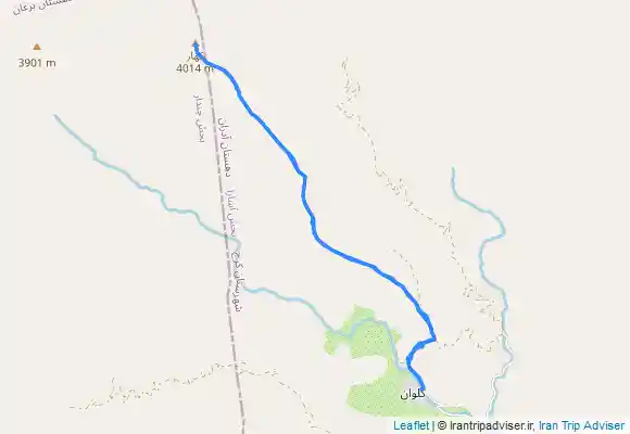 ترک جی پی اس صعود به قله کاهار