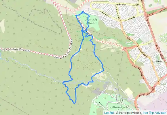 ترک جی پی اس کوهپیمایی تمرینی دراک شیراز