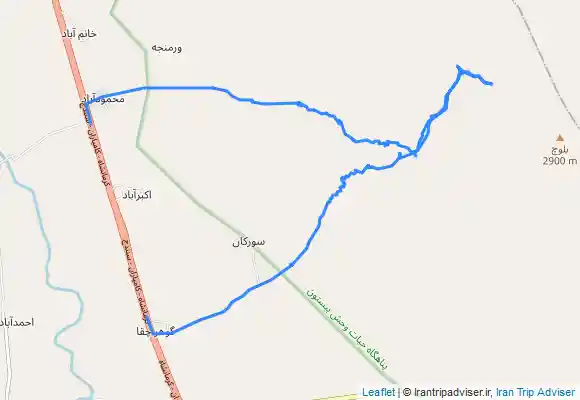 ترک جی پی اس کوه راق چرمی - قله بلوچ و غار طلسم ( ویکتوریا )