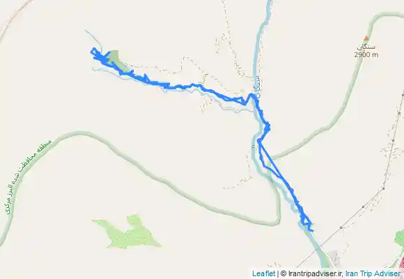 ترک جی پی اس آبشار سنگان