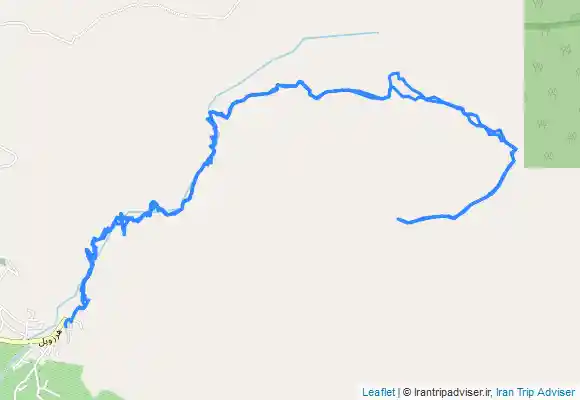 ترک جی پی اس Harzevīl-e Bālā قله گاوکول منجیل از سمت هرزویل