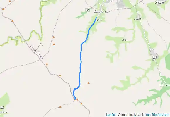 ترک جی پی اس قله یخچال همدان