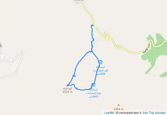 ترک جی پی اس صعود زمستانی قبله داغی