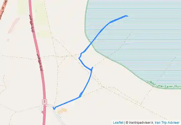 ترک جی پی اس دریاچه نمک حوض سلطان