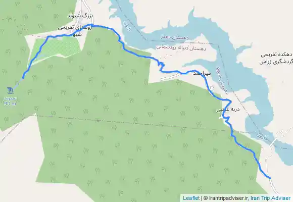 ترک جی پی اس آبشار شیوند از زراس کاملا زمینی