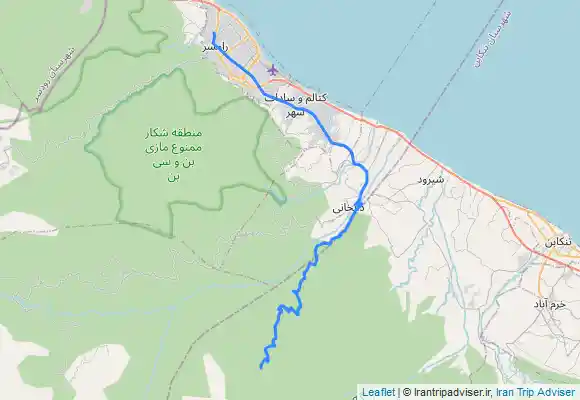 ترک جی پی اس آبشار لشتو