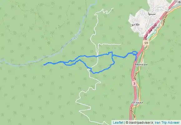 ترک جی پی اس مسیر مرداب هسل به کلبه عمو رمضون