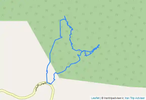ترک جی پی اس آبشار لشکران و آبشارهای دزی دره آبپران گالیکش