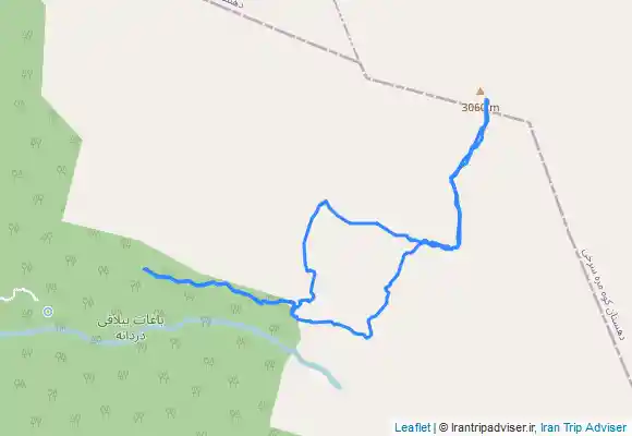 ترک جی پی اس قله دیش ... بام شهرستان کازرون ... مسیر دوم