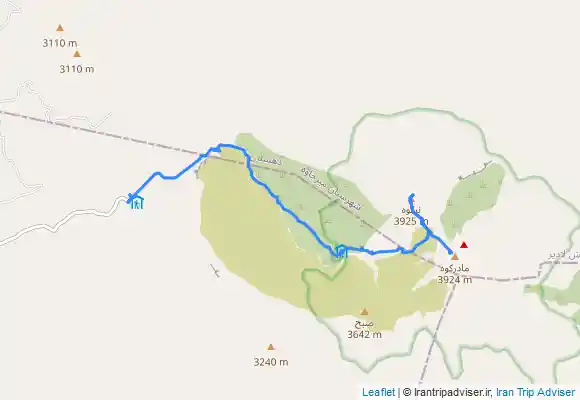 ترک جی پی اس صعود به قله نرکوه و مادر کوه تفتان زمستانه