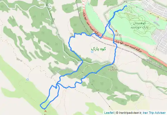 ترک جی پی اس قله زو(بام مشهد)-قله ماندگار(خط الراس قله مریم)