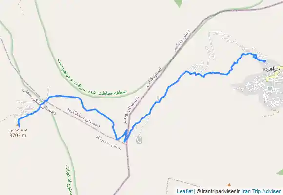 ترک جی پی اس SOMAMOS Peak قله سماموس